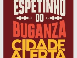 Arte com o logo da Promoção Espetinho do Buganza Cidade Alerta Curitiba.