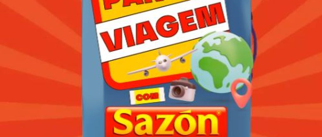 Promoção Partiu Viagem com Sazón Banner da Promoção Partiu Viagem com Sazón