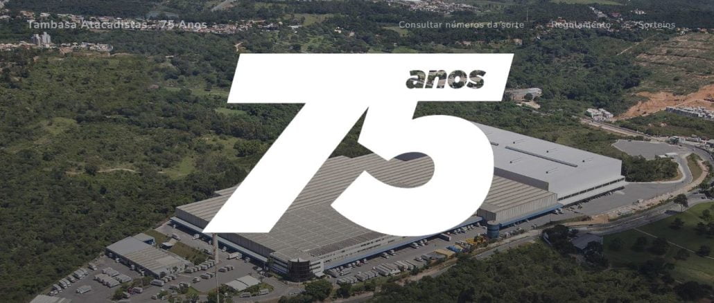 Promoção Tambasa 75 anos Show de Prêmios Página da Promoção Tambasa Aniversário de 75 anos Show de Prêmios