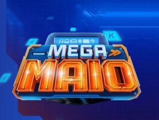 Tela do hotsite da Promoção Mega Maio Kabum, com mecânica e prêmios da promo.