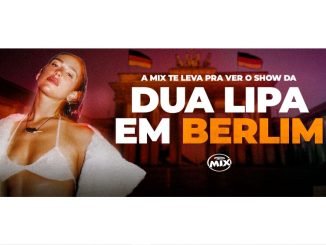 Tela do site da Promoção Rádio MIX te leva pra ver o show da Dua Lipa em Berlim na Alemanha