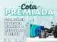 Tela do site da Promoção Cota Premiada Sicoob Empresarial, com fotos dos prêmios.