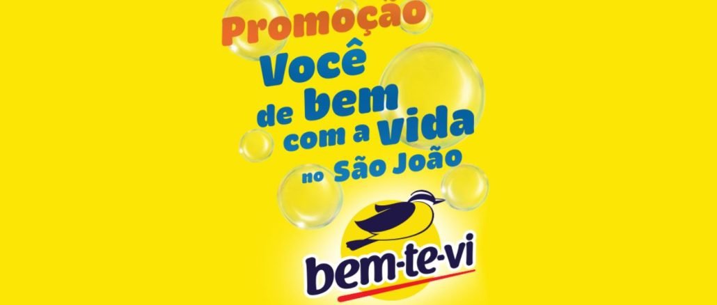 Promoção Bem-Te-Vi Você de Bem com a Vida no São João Tela do site da Promoção Bem-Te-Vi "Você de Bem com a Vida no São João"
