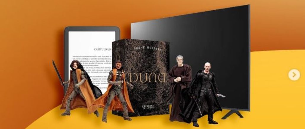 Promoção Duna de Prêmios Warner Play Tela da Promoção Duna de Prêmios Warner Play, em seu perfil oficial no Instagram, com prêmios e regras de participação.