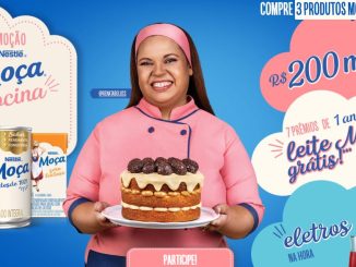Tela do site da Promoção Nestlé Leite Condensado Moça me Patrocina