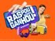 Uma mulher sorridente segura um celular com a tela exibindo a mensagem "Raspou, Ganhou!". Ao lado dela, há diversos produtos, como azeite, torradeira e chocolate. O texto diz: "Raspe sua sorte no APP do Sócio Clube Angeloni e concorra a prêmios instantâneos."