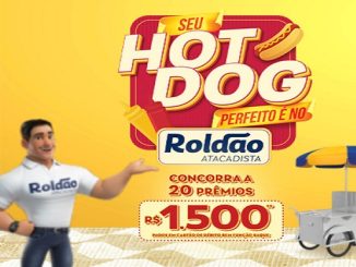 Tela do site da Promoção Seu Hot Dog Perfeito é no Roldão Atacadista, mecânica e prêmios da ação promocional.
