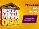 Tela do site da Promoção Telhanorte Resolve Minha Obra, logotipo e data de inicio da promoção.