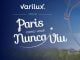 Tela do site da Promoção Varilux Paris como você nunca viu, logotipo da campanha promocional.
