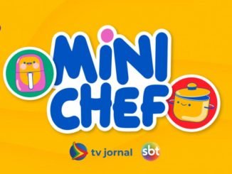 Anúncio com o cartaz do Concurso Mini Chef TV Jornal SBT