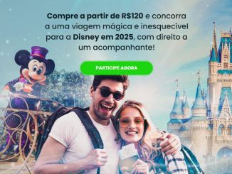 Cartaz da Promoção Destino Encantado Disney com Arranjos Express e Sapatop