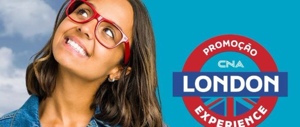 Promoção CNA London Experience Anúncio da Promoção CNA London Experience