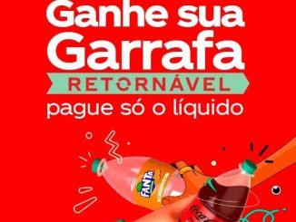 Cartaz da Promoção Ganhe sua Garrafa Retornável Coca-Cola
