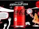 Cartaz com o anúncio da Promoção Mês da Pizza com Coca Cola Sem Açúcar