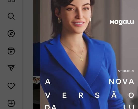 Promoção Nova Versão Lu do Magalu no TikTok Imagem da Promoção Nova Versão Avatar Lu do Magalu no TikTok.