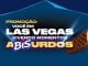 Uma barra de chocolate Bis quebrada ao meio com pedaços flutuando, sobre um fundo azul escuro iluminado por um holofote. O texto "PROMOÇÃO: VOCÊ EM LAS VEGAS VIVENDO MOMENTOS ABISURDOS" aparece em destaque.