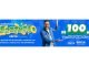 Banner promocional do "Consórcio Sortudão" da Caixa Consórcio. O fundo é azul com moedas douradas. À esquerda, o texto diz: "No período da promoção, contrate um Consórcio e concorra a um dinheirão." À direita, destaca-se o valor "R$ 100 mil" com a frase "Pra ficar numa boa!". Um homem sorridente aponta para o texto. As marcas "Caixa Consórcio" e "Caixa Seguridade" estão na parte inferior.