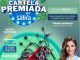 Imagem promocional da "Cartela Premiada" da Água Mineral Safira. No centro, o logotipo da promoção com trevos de quatro folhas ao redor. À esquerda, uma moto elétrica vermelha e um iPhone 14 são destacados como prêmios. Abaixo, latas e garrafas de água Safira estão dispostas. À direita, uma mulher sorridente segura um produto da marca. O texto informa que ao comprar quatro packs de descartáveis ou um galão de 20 litros, o cliente ganha uma cartela para concorrer a mais de 500 prêmios.