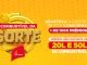 Anúncio da promoção "Combustível da Sorte" da A TEM. Abasteça a partir de R$ 50 e concorra a mais de 1000 prêmios, incluindo prêmios instantâneos de 20L e 50L de combustível.