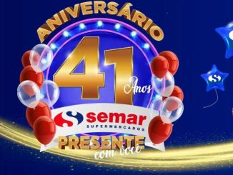 Aniversário 41 anos Semar Supermercados em São Paulo: Compre e concorra a prêmios, vale-compras e supermercado grátis por um ano.