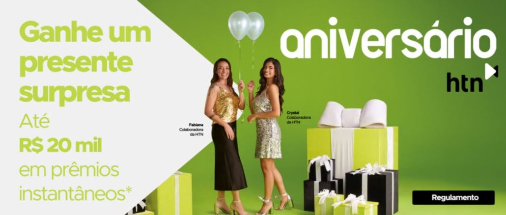 Aniversário HTN Lojas Humanitarian 2024 20 mil em prêmios Aniversário HTN Lojas Humanitarian 2024 - 20 mil em prêmios