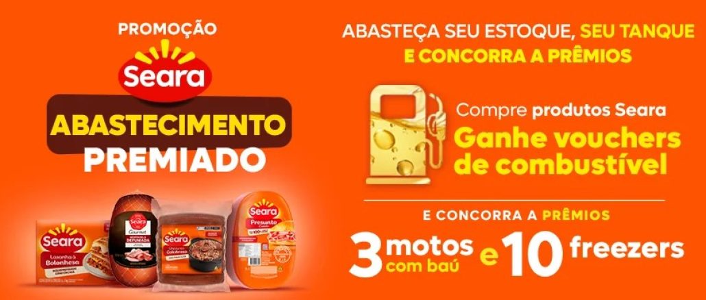 Promoção Abastecimento Premiado Seara Promoção Abastecimento Premiado Seara: Promoção para comerciantes, revenda produtos da Seara a concorra.