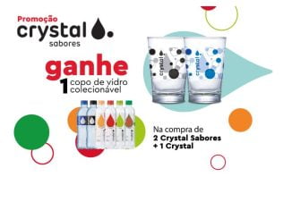 Promoção Crystal Sabores: Compre e Ganhe um Copo de Vidro Colecionável
