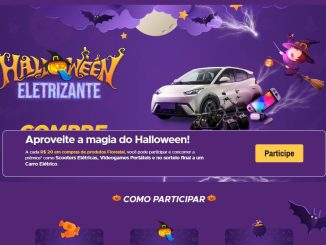 promoção "Halloween Eletrizante" Florestal: concorra scooters elétricas e videogames.