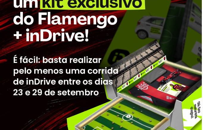 Promoção InDrive Joga Junto com o Mengão no Maraca Promoção InDrive Joga Junto com o Mengão no Maraca: Concorra ingressos e kits do Flamengo com bola e expositor.