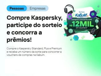 Promoção Kaspersky: Sorteio de Vouchers de KaBuM no valor de 12.000,00 reais!