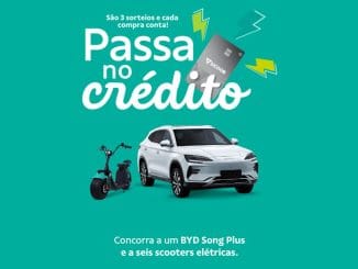 Promoção Passa no Crédito Sicoobcard: Concorra Scooter elétrica e carro elétrico, um BYD Song Plus 0km.