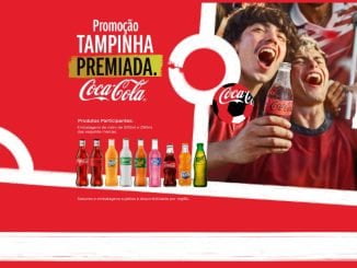 Promoçao Tampinha Premiada Coca-Cola: Concorra a prêmios na hora, semanais e 100 mil reais no final.