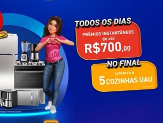 Promoção Tô Garrado com UAU no BH Supermercados em Minas Gerais e Espírito Santo: Concorra na hora até 700,00 reais, e cinco cozinhas UAU.