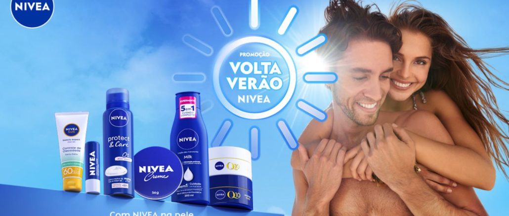 Promoção Volta Verão Nivea: Seu dinheiro de volta, e sorteio de 50.000,00 reais.