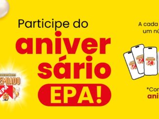 Aniversário Premiado EPA Supermercados 65 Anos: Concorra a 1000 vales de 300 reais, e 50 iPhones!
