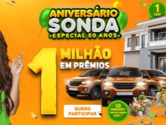 Aniversário Sonda Especial 50 anos: Concorra a um milhão em prêmios!