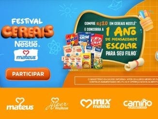 Festival Cereais Nestlé Mateus: Concorra um ano de mensalidade escolar.