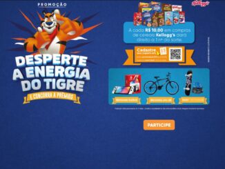 Promo Sucrilhos Kellogg's Desperte a Energia do Tigre: Concorra bicicletas, videogames e skates.