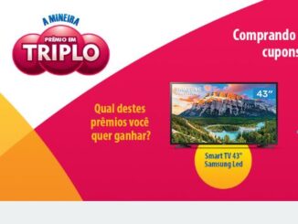 Promoção A Mineira Prêmio em Triplo: Concorra TVs, celulares e vales-presentes.