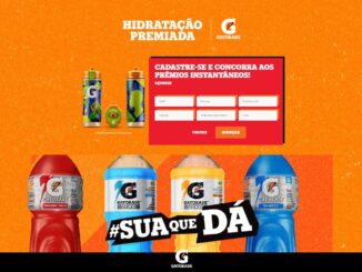 Promoção Hidratação Premiada Gatorade: Ganhe Garrafas Squeezes em um sorteio grátis!