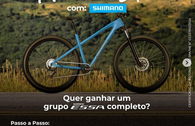 Promoção Minha Primeira Bike com grupo ESSA Shimano Promoção Minha Primeira Bike com grupo ESSA Shimano: Concorra a um conjunto de entrada ESSA da Shimano.