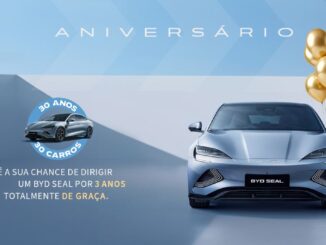 Aniversário BYD 30 anos 30 carros: Dirija um BYD Seal por 3 anos!