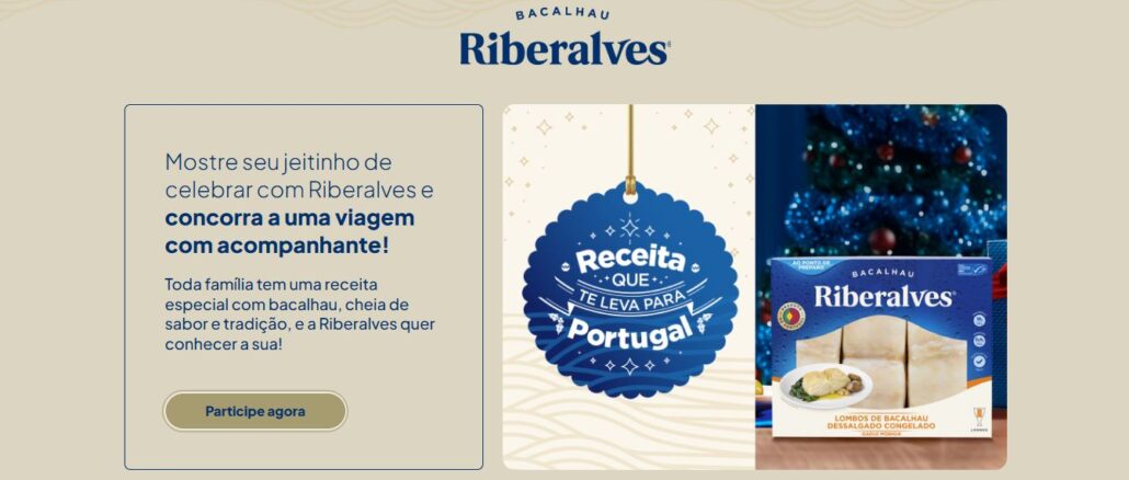 Concurso Bacalhau Riberalves - Receita Que Te Leva Para Portugal: Concorra viagem pra terrinha, e produtos da marca.