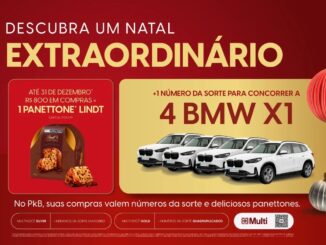 Natal Extraordinário ParkShoppingBarigui Curitiba: Concorra 4 BMW X1, e ganhe na hora panetones Lindt comprando acima de 800 reais.
