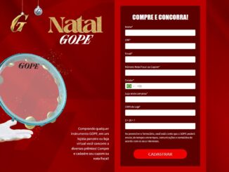 Natal Gope Instrumentos Musicais: Concorra a produtos da marca.