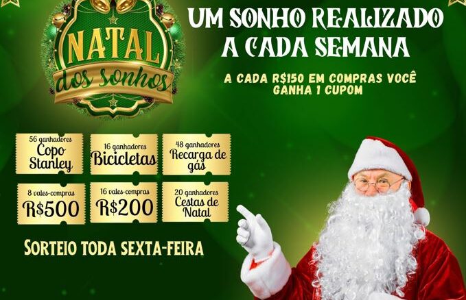 Natal dos Sonhos Consul Supermercados Ipatinga e região - MG Natal dos Sonhos Consul Supermercados Ipatinga e região - MG: Concorra vales e copos Stanley