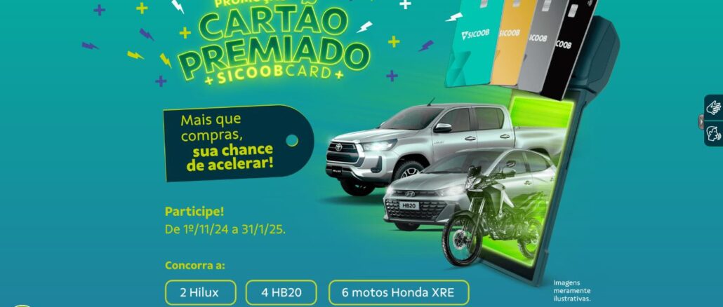 Promoção Cartão Premiado Sicoobcard Promoção Cartão Premiado Sicoobcard: Concorra carros e motos 0km