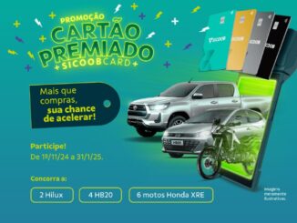 Promoção Cartão Premiado Sicoobcard: Concorra carros e motos 0km