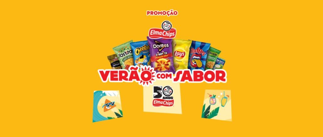 Promoção Elma Chips Verão com Sabor Promoção Elma Chips Verão com Sabor: Concorra caixas de som JBL e brindes.