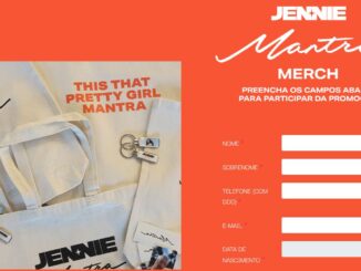 Promoção Jennie Mantra Merch - Sony Music: Concorra bolsa, chaveiro e outros brindes.